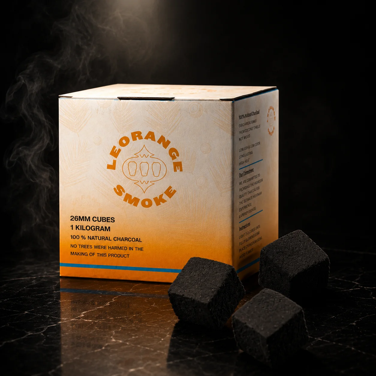 Le Orange natural charcoal
